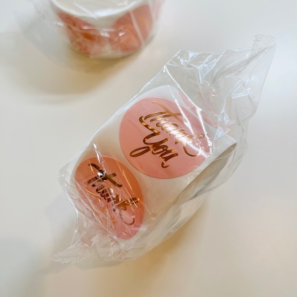 500pcs Thank You Stickers - Picture 2 of 5